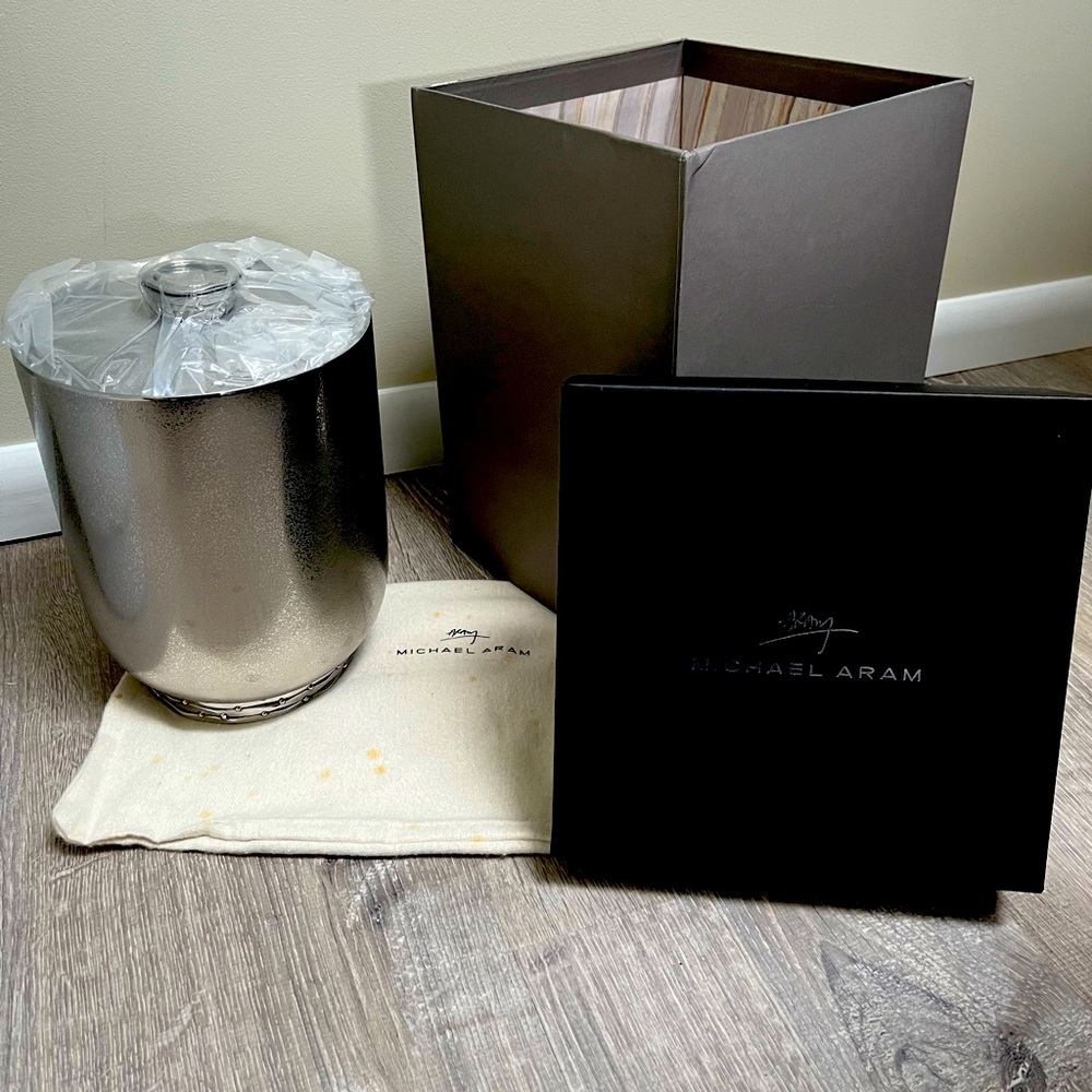 Michael Aram Mirage Ice Bucket- New in Box